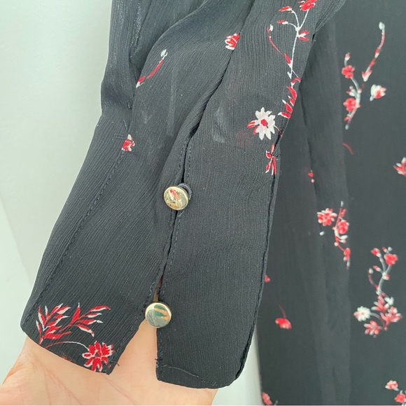 H&M Black Floral Dress - Picture 3 of 4